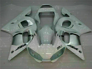 NT Europe Injection Mold White ABS Kit Fairing Fit for Yamaha 1998-2002 YZF R6 g020