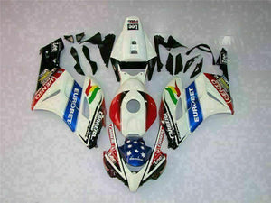 NT Europe Eurobet Injection Plastic White Red Fairing Kit Fit for Honda Fireblade 2004-2005 CBR 1000 RR CBR1000RR u0118
