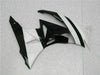 NT Europe Fit for Kawasaki 2009-2012 ZX6R Plastic White Black Injection Fairing t002