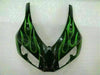 NT Europe Injection Green Flame Black Fairing Fit for Honda Fireblade 2006 2007 CBR1000RR CBR 1000 RR u025