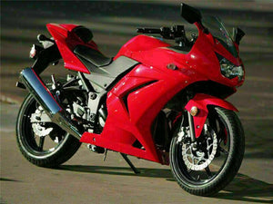 NT Europe Fit for Kawasaki 2008-2012 EX250 250R Plastic Glossy Red Injection Fairing t0j-A