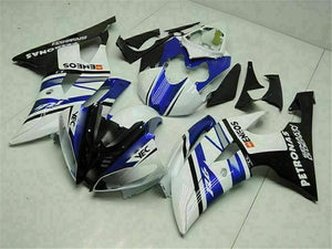 NT Europe Injection Mold White Blue ABS Kit Fairing Fit for Yamaha 2008-2015 YZFR6 e019