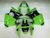 NT Europe Fit for Kawasaki 2000-2002 ZX6R Plastic Green Black Injection Fairing ABS t021