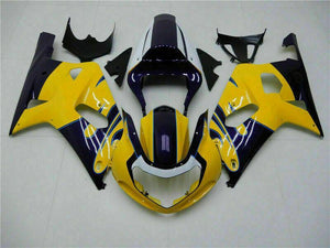 NT Europe Injection Mold Yellow Fairing Fit for Suzuki 2001-2003 GSXR 600 750 n009