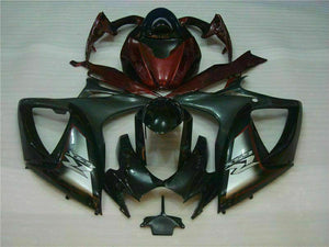 NT Europe Injection Black Red Fairing Fit for Suzuki 2006 2007 GSXR 600 750 n025