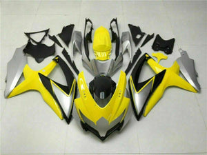NT Europe Injection Mold Yellow Fairing Set Fit for Suzuki 2008-2010 GSXR 600 750 n017