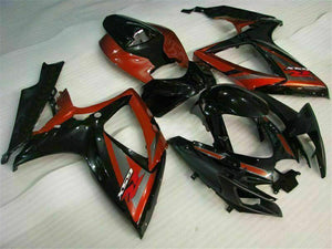 NT Europe Injection Black Red Fairing Fit for Suzuki 2006 2007 GSXR 600 750 n082