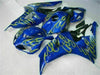 NT Europe Injection Yellow Flame Blue Fairing Fit for Honda Fireblade 2006 2007 CBR1000RR CBR 1000 RR u079