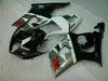 NT Europe Injection Plastic Black Silver Fairing Fit for Suzuki 2003-2004 GSXR1000 p045