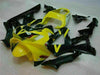NT Europe Injection Fairing  Black Yellow Kit Fit for ABS Honda CBR929RR 2000-2001 u06