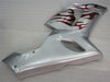 NT Europe Silver Red Flames Fairing Fit for Kawasaki 2005 2006 ZX6R 636 ABS Bodywork Kit e024A