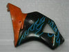 NT Europe Injection Blue Flame Black Fairing Fit for Honda 2002 2003 CBR954RR ABS u013