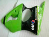 NT Europe Fit for Kawasaki 2000-2002 ZX6R Plastic Green Black Injection Fairing ABS t021