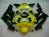 NT Europe Injection Fairing  Black Yellow Kit Fit for ABS Honda CBR929RR 2000-2001 u06