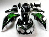 NT Europe Aftermarket Injection ABS Plastic Fairing Fit for Kawasaki ZX14R 2012-2017 Black Green