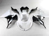 NT Europe Aftermarket Injection ABS Plastic Fairing Fit for Kawasaki ZX6R 636 2013-2016 White Black N002
