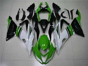 NT Europe Aftermarket Injection ABS Plastic Fairing Fit for Kawasaki ZX6R 636 2013-2016 Green White Black
