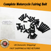 NT Universal Black Fairing Bolt Fit for Yamaha YZF R6 R1 R25 R125 R3 T-MAX XJR