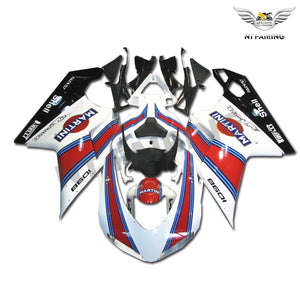 NT Europe ABS Injection Mold Red White Fairing Fit for Ducati 848/1098 2007-2011 u004