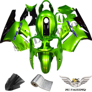 NT Europe ABS Plastics green Fairing Fit for Kawasaki 2000-2001 ZX12R u002