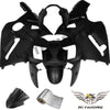 NT Europe ABS Plastics Black Fairing Fit for Kawasaki 2002-2006 ZX12R u002