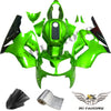 NT Europe ABS Plastics Green Fairing Fit for Kawasaki 2000-2001 ZX12R u003