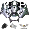 NT Europe ABS Plastics Grey Fairing Fit for Kawasaki 2000-2001 ZX12R u004
