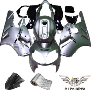NT Europe ABS Plastics Grey Fairing Fit for Kawasaki 2000-2001 ZX12R u004