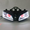 Front Motorcycle Headlight Red Angel Eye Fit Honda 2003-2006 CBR600RR F5