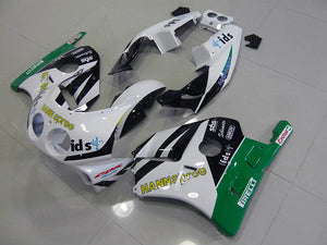 NT Europe ABS Plastics Green White Fairing Fit for Honda CBR250RR 1990-1994 u010