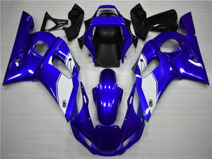 NT Europe Aftermarket Injection ABS Plastic Fairing Fit for Yamaha YZF R6 1998-2002 White Blue