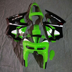 NT Europe ABS Plastics Green Black Fairing Fit for Kawasaki 1998-1999 ZX6R u001