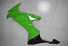 NT Europe Aftermarket Injection ABS Plastic Fairing Fit for Kawasaki ZX10R 2008-2010 Black Green N004