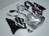 NT Europe Aftermarket Injection ABS Plastic Fairing Fit for Honda CBR600 F4i 2001-2003 Silver Black N052