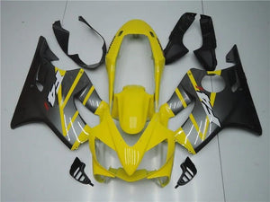 NT Europe Aftermarket Injection ABS Plastic Fairing Fit for Honda CBR600 F4i 2004-2007 Yellow Gray N001