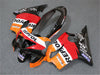 NT Europe Aftermarket Injection ABS Plastic Fairing Fit for Honda CBR600 F4 1999-2000 Orange Red Black N003