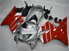 NT Europe Aftermarket Injection ABS Plastic Fairing Fit for Honda CBR600 F4 1999-2000 Silver Red N035