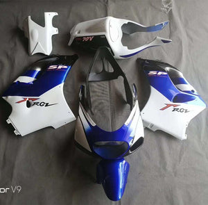 NT Europe ABS Plastics White Blue Fairing Fit for Suzuki 1995-1998 RGV250 u001