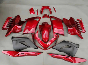 NT Europe ABS Plastics Red Black Fairing Fit for Kawasaki 2008-2011 GTR1400/ZG1400 u001