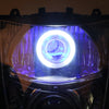 Front Motorcycle Headlight Blue Demon Angel Eye for SUZUKI HAYABUSA GSXR 1300 GEN2 2008-2019