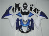 NT Europe Aftermarket Injection ABS Plastic Fairing Fit for Suzuki GSXR 600/750 2011-2016 White Blue N006