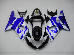 NT Europe Aftermarket Injection ABS Plastic Fairing Fit for Suzuki GSXR 1000 2000-2002 Blue White N010