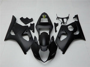 NT Europe Aftermarket Injection ABS Plastic Fairing Fit for Suzuki GSXR 1000 2003-2004 Matte Black N003