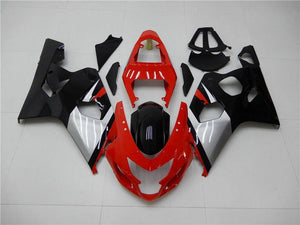 NT Europe Aftermarket Injection ABS Plastic Fairing Fit for Suzuki GSXR 600/750 2004-2005 Red Black