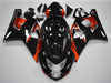 NT Europe Aftermarket Injection ABS Plastic Fairing Fit for Suzuki GSXR 600/750 2004-2005 Orange Black