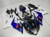 NT Europe Aftermarket Injection ABS Plastic Fairing Fit for Suzuki GSXR 1000 2005-2006 Blue White