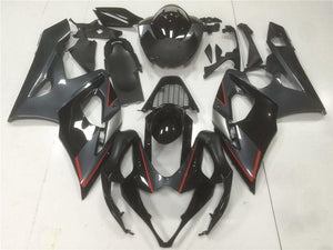 NT Europe Aftermarket Injection ABS Plastic Fairing Fit for Suzuki GSXR 1000 2005-2006 Black Gray N010