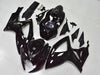 NT Europe Aftermarket Injection ABS Plastic Fairing Fit for Suzuki GSXR 600/750 2006-2007 Glossy Black N008