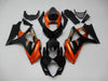 NT Europe Aftermarket Injection ABS Plastic Fairing Fit for Suzuki GSXR 1000 2007-2008 Orange Black N001