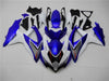 NT Europe Aftermarket Injection ABS Plastic Fairing Fit for Suzuki GSXR 600/750 2008-2010 White Blue N007